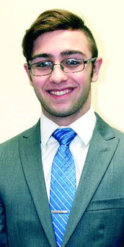 August Named February Student of the Month